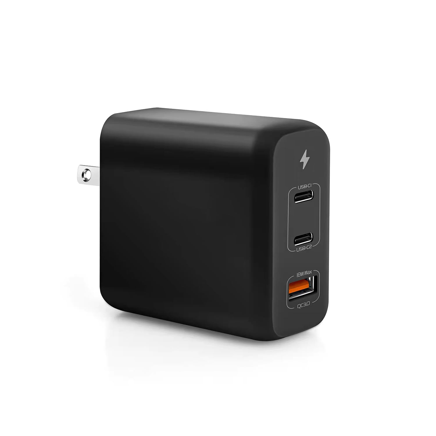 USB C Charger 130W PD 3.0 GaN USB-C Fast Charger 2×65W Ports Laptop Charger USB C3-Port(1USB-A+2USB-C) Fast Charger Block Compatible with Mac Book Pro/Air M1 M2iPad Pro/Air and All USB C